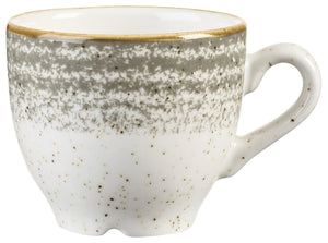 Espresso Tasse Studio Prints Stone Grey; 100ml, 6.5x5.5 cm (ØxW); jasny szary/brązowy; okrągły; 12 sztuka / opakowanie
