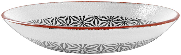 Glasschale  Edora; 2500ml, 23 cm (Ø); biały/czarny; 6 sztuka / opakowanie