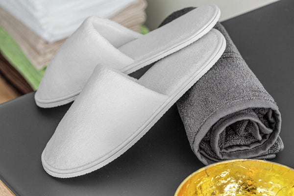 klapki z frotte Lance zamknięte; Schuhgröße uniwersalny; biały; 50 para(y) / opakowanie
