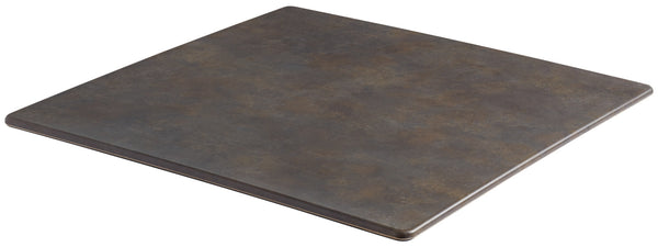 blat Finando kwadratowy; 70x70 cm (DxS); metal antyk; kwadrat