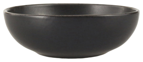 miska Ironstone; 130ml, 10.3x3.5 cm (ØxW); ciemny brąz/czarny; okrągły; 6 sztuka / opakowanie