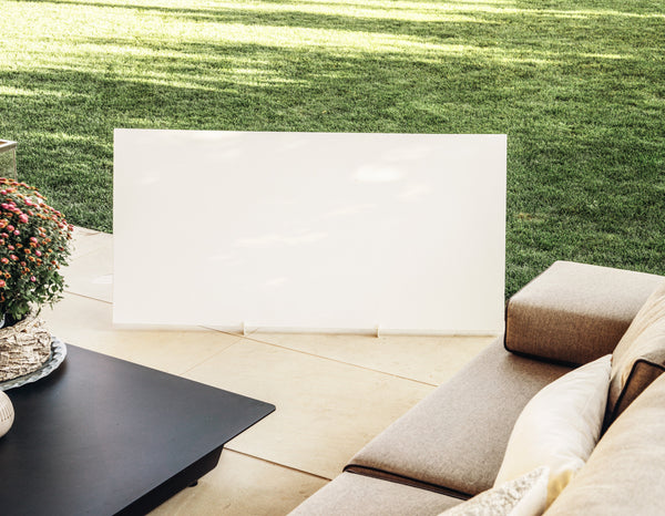 płyta grzewcza na podczerwień Areapro; 120x60 cm (SxW); biały
