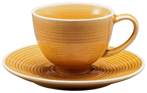 spodek do filiżanki do kawy Spirit; 15 cm (Ø); brązowy; okrągły; 6 sztuka / opakowanie