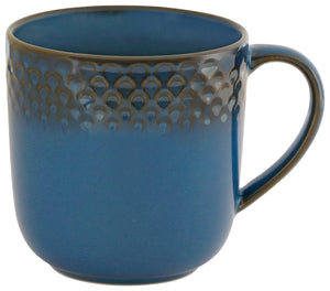kubek Aranda; 380ml, 9x9 cm (ØxW); niebieski; 4 sztuka / opakowanie