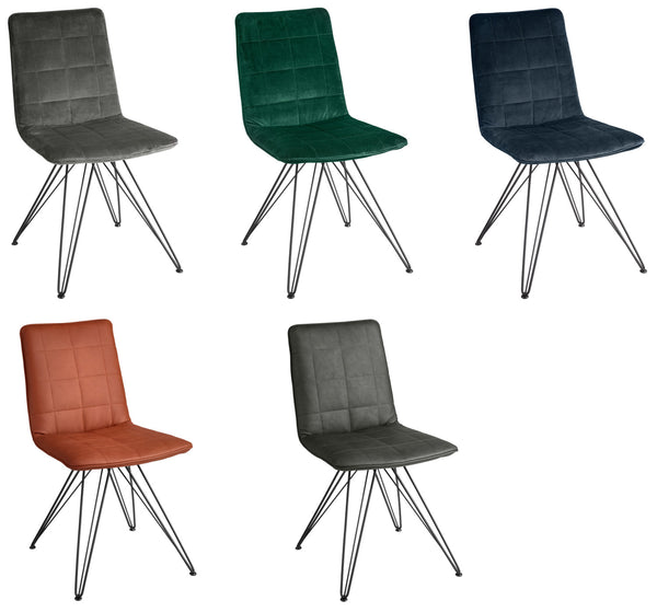 stelaż krzesła Milaria metal; 46x51x42.5 cm (SxGxW); czarny; 2 sztuka / opakowanie