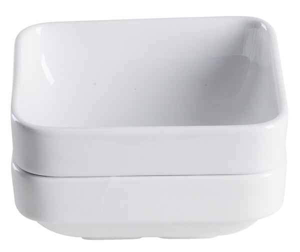 miska porcelanowa Multi; 330ml, 11.7x11.7x4.5 cm (DxSxW); biały; 6 sztuka / opakowanie