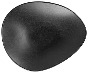 talerz płaski Masca organiczny kształt; 21x17.7 cm (DxS); czarny; organiczny; 6 sztuka / opakowanie