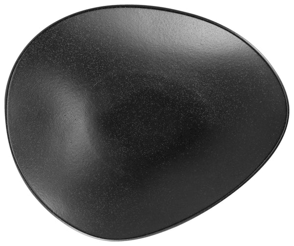 talerz płaski Masca organiczny kształt; 21x17.7 cm (DxS); czarny; organiczny; 6 sztuka / opakowanie