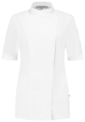 Damenkochjacke Brunelle; Kleidergröße XS; biały