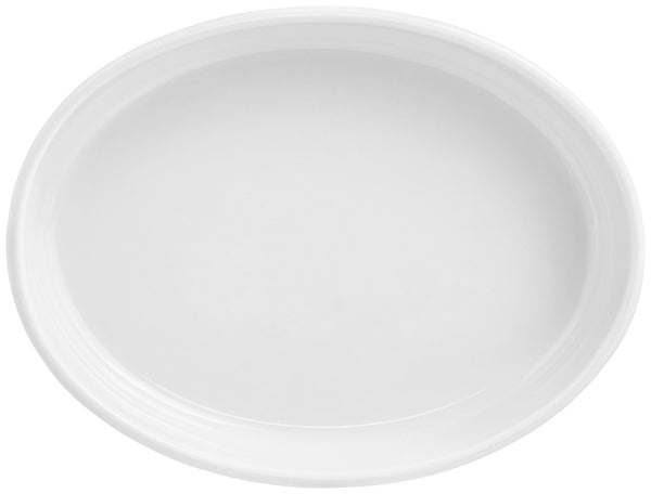 naczynie do zapiekania Base owalne; 450ml, 18x13.6x4 cm (DxSxW); biały; owalny; 4 sztuka / opakowanie