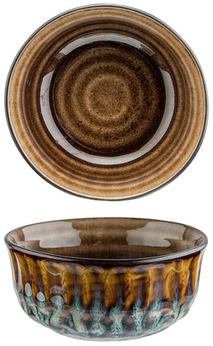 miska Quintana; 130ml, 9x4.2 cm (ØxW); bursztyn; 6 sztuka / opakowanie