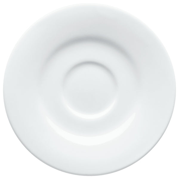 spodek do kubka / filiżanki do kawy/cappucino Pallais; 15.5 cm (Ø); biały; okrągły; 6 sztuka / opakowanie