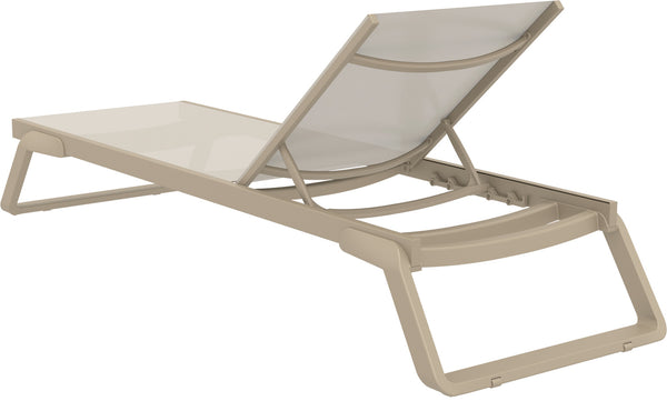 Sonnenliege Tropic; 210x72x31 cm (DxSxW); taupe