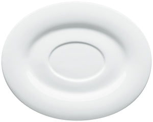 spodek do sosjerki Pallais; 24.5x19.5 cm (DxS); biały; owalny; 4 sztuka / opakowanie