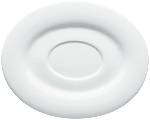 spodek do sosjerki Pallais; 24.5x19.5 cm (DxS); biały; owalny; 4 sztuka / opakowanie