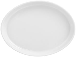 naczynie do zapiekania Base owalne; 950ml, 25.5x18.7x4 cm (DxSxW); biały; owalny; 2 sztuka / opakowanie