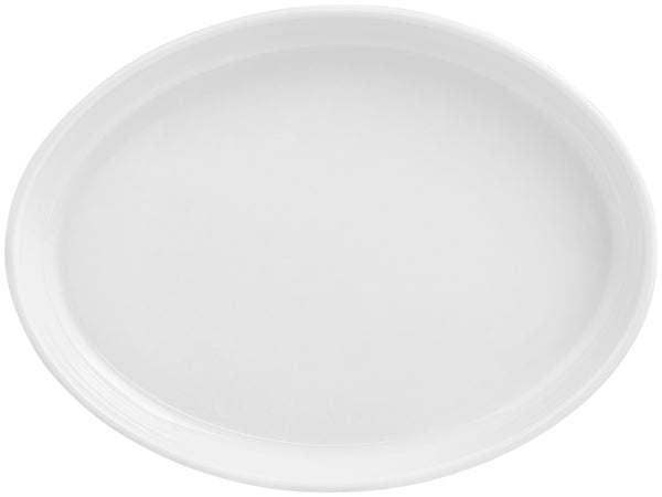 naczynie do zapiekania Base owalne; 950ml, 25.5x18.7x4 cm (DxSxW); biały; owalny; 2 sztuka / opakowanie