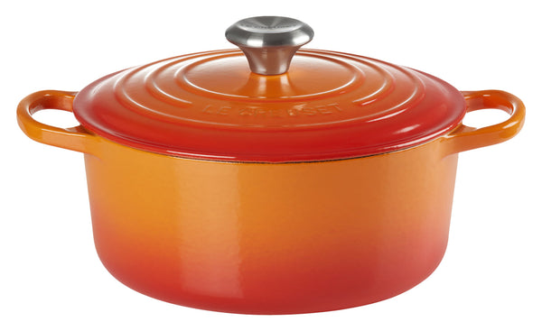 Bräter Signature rund 24 cm; 4200ml, 24x17.2 cm (ØxW); pomarańczowy; okrągły
