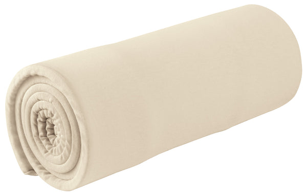 prześcieradło z gumką Louisianna; 180-200x190-200 cm (SxD); szampan