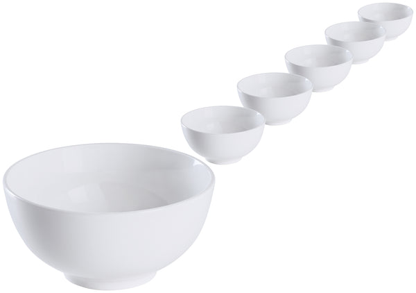 miska porcelanowa Usur; 450ml, 13.5x7.2 cm (ØxW); biały; 6 sztuka / opakowanie