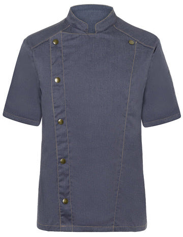 Bluza kucharska męska Retro z krótkim rękawem