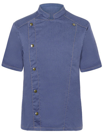 Bluza kucharska męska Retro z krótkim rękawem