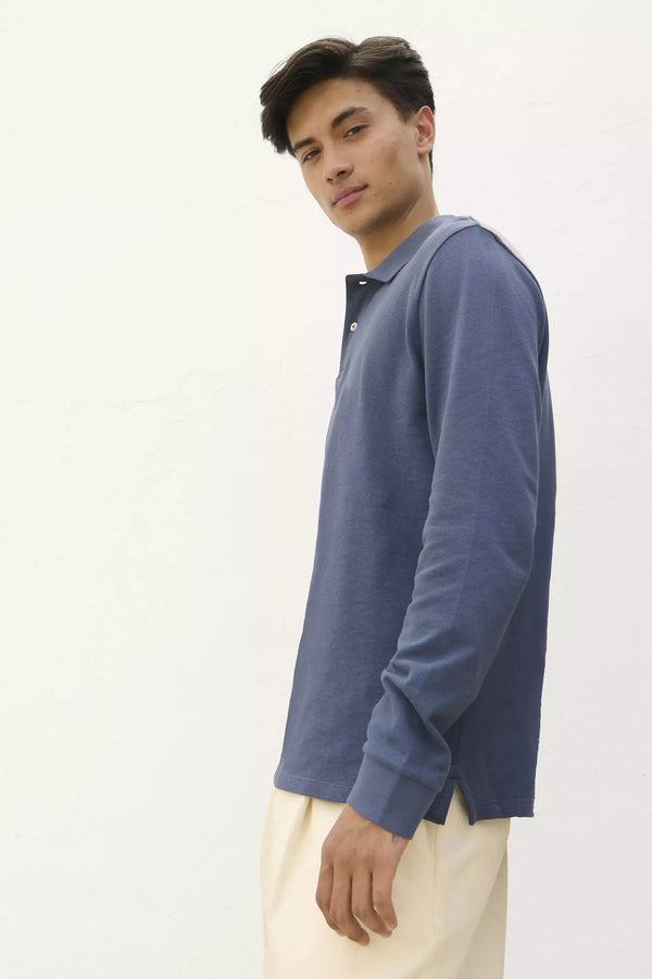 Koszulka polo unisex Puro z długim rękawem