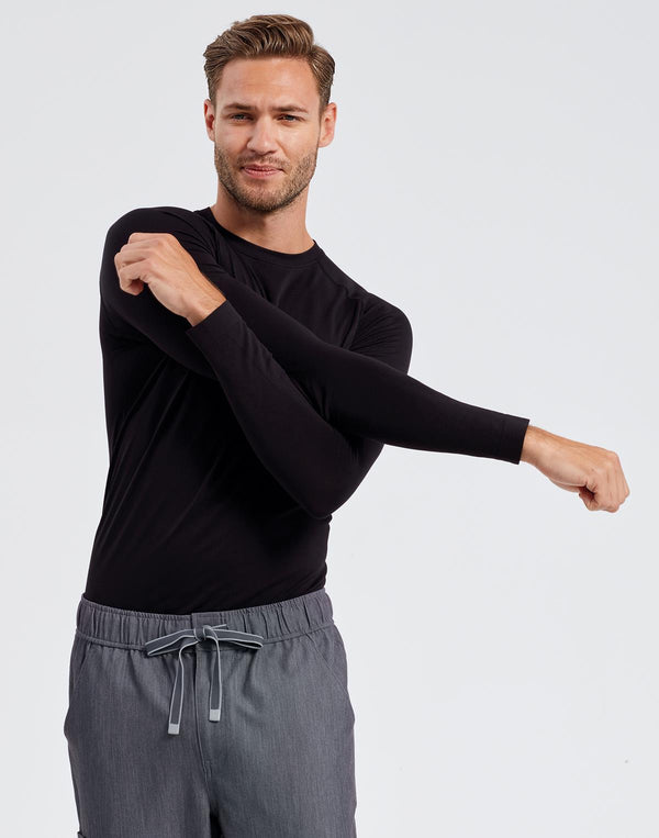 T-shirt z długim rękawem męski Fit