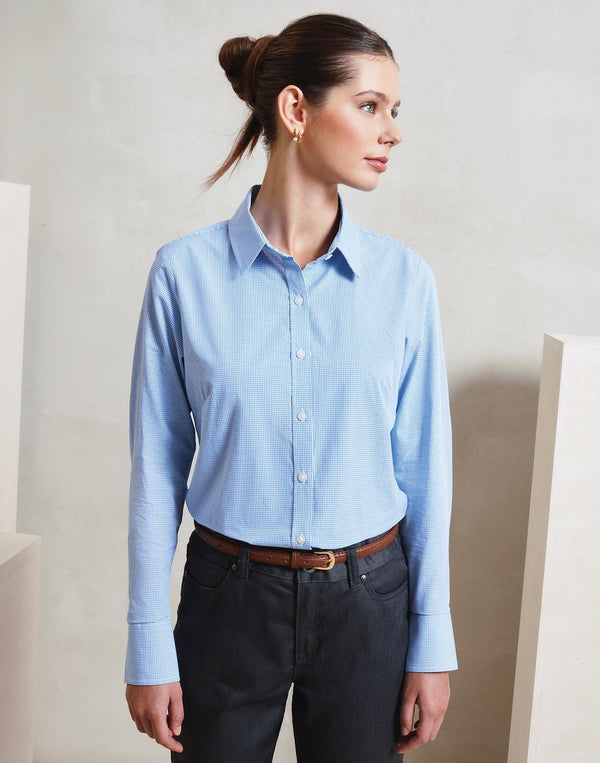 Bluzka damska Microcheck