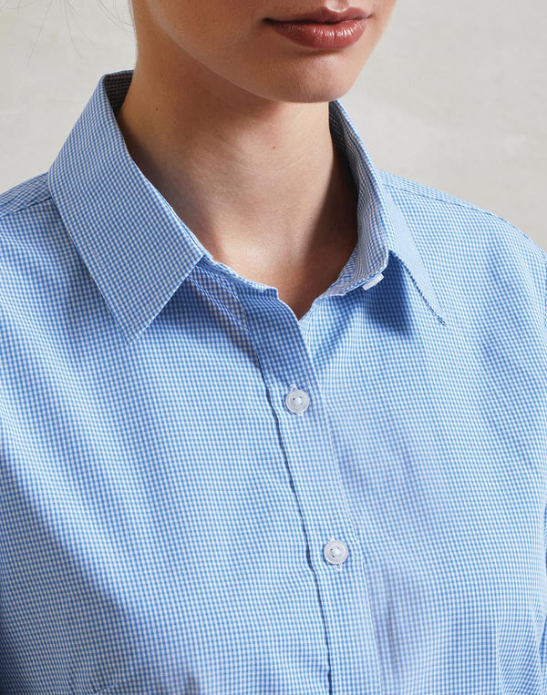 Bluzka damska Microcheck