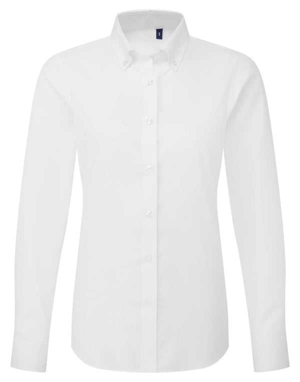 bluzka damska Oxford Premium z długim rękawem