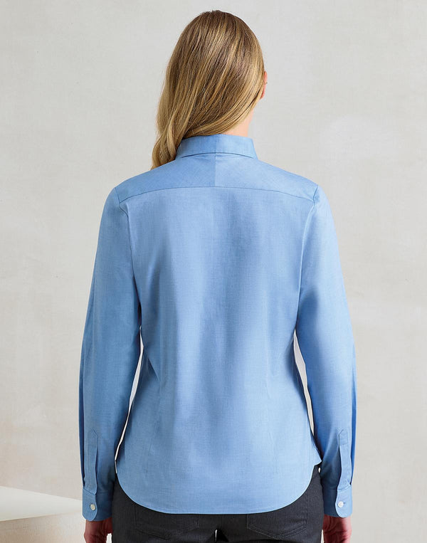 bluzka damska Oxford Premium z długim rękawem