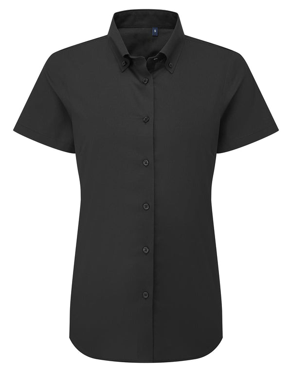 bluzka damska Oxford Premium z krótkim rękawem