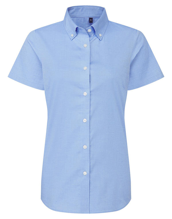 bluzka damska Oxford Premium z krótkim rękawem