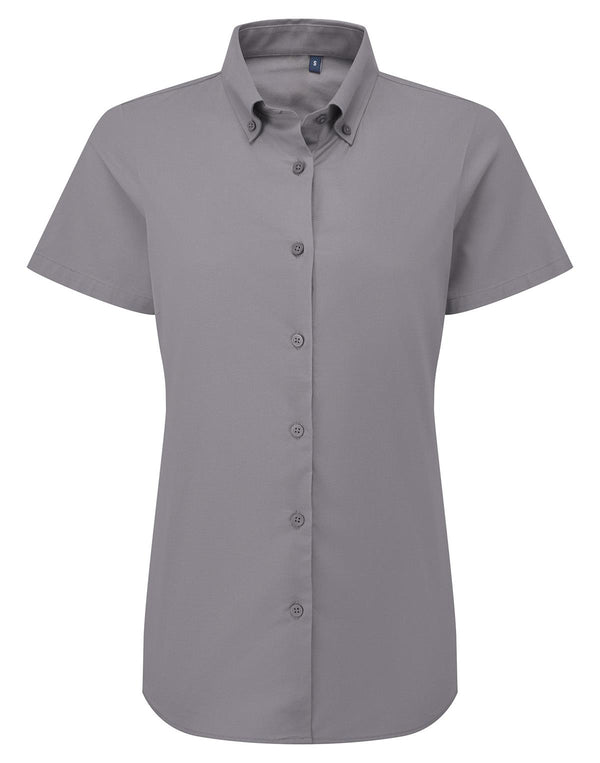bluzka damska Oxford Premium z krótkim rękawem