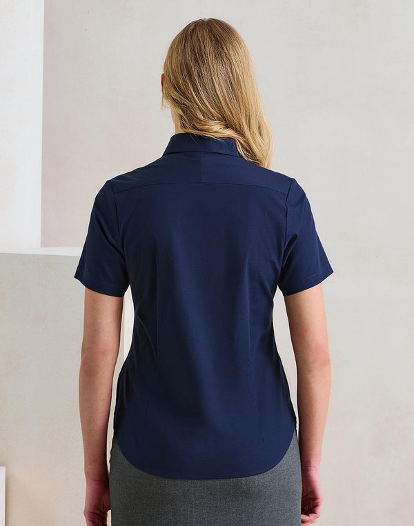 bluzka damska Oxford Premium z krótkim rękawem