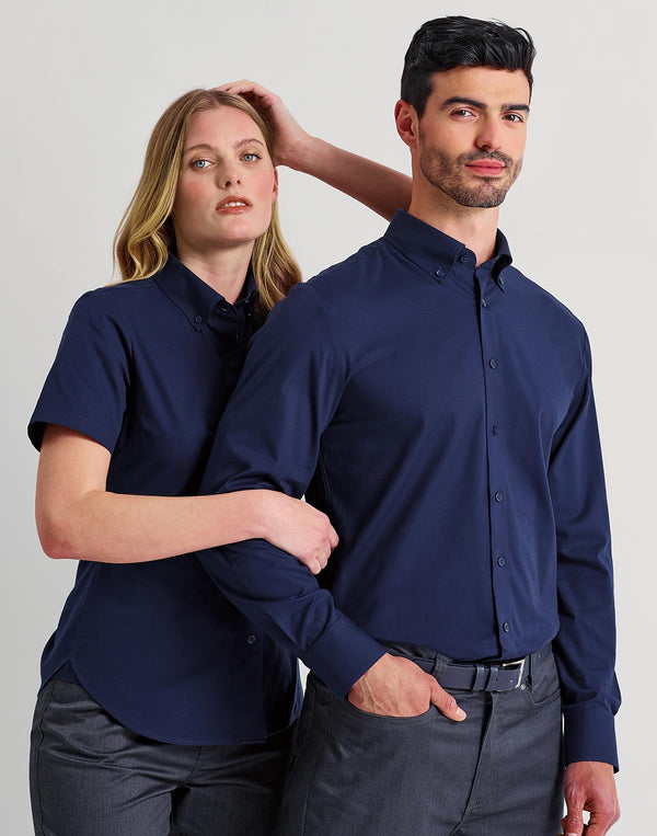 bluzka damska Oxford Premium z krótkim rękawem