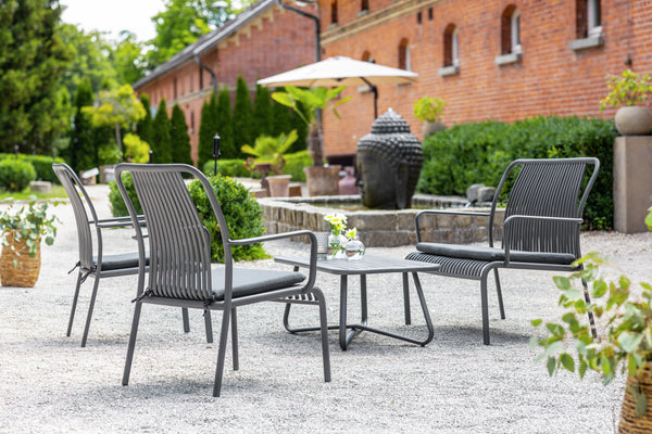 stolik kawowy Bevera; 100x53x38 cm (DxSxW); antracyt; prostokątny