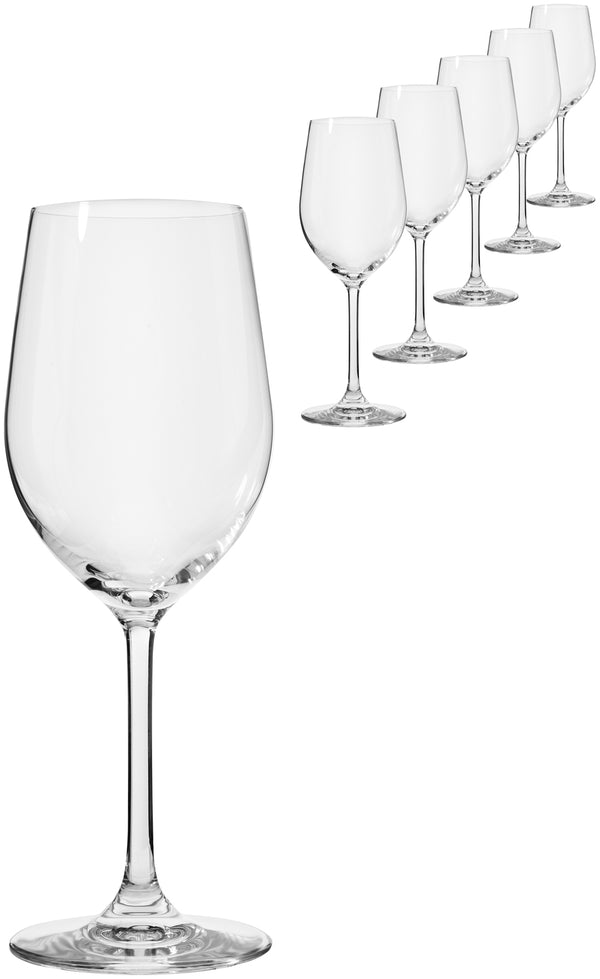 kieliszek do wina czerwonego Chateau ze znacznikiem pojemności; 450ml, 6.6x22.5 cm (ØxW); transparentny; 0.2 l Füllstrich, 6 sztuka / opakowanie