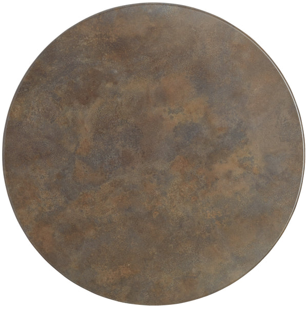blat Finando okrągły; 80 cm (Ø); metal antyk; okrągły