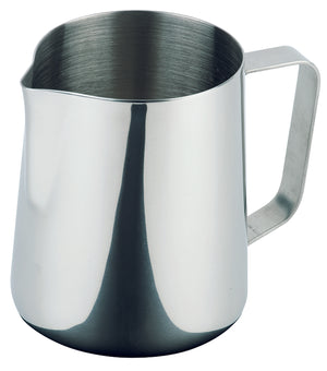 dzbanek na mleko; 800ml, 10.5x12.5 cm (ØxW); srebro; okrągły
