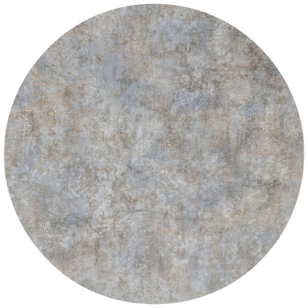 blat Topalit okrągły; 80 cm (Ø); beton/niebieski; okrągły