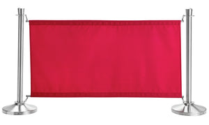 ekran prywatności Amelita; 138x71 cm (DxW); burgund