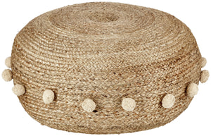 Sitz-Pouf Jasin; 60x30 cm (ØxW); brązowy