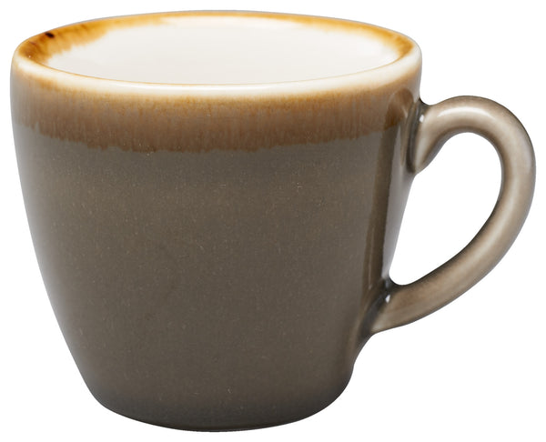 filiżanka do espresso Glaze; 80ml, 7.8x5.5 cm (ØxW); szary; okrągły; 6 sztuka / opakowanie