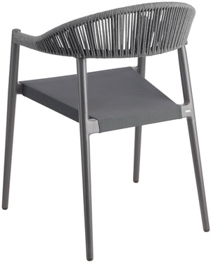 krzesło Amelia z podłokietnikami; 59x56x78.5 cm (SxGxW); antracyt; 2 sztuka / opakowanie