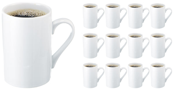 kubek porcelanowy  Sila; 300ml, 7.5x10.4 cm (ØxW); biały; okrągły; 12 sztuka / opakowanie