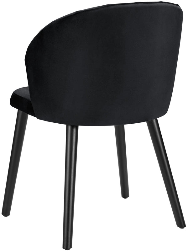 krzesło Ambrosia; 54x59x82 cm (SxGxW); siedzisko czarny, stelaż czarny
