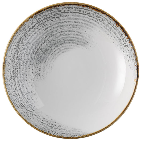 talerz głęboki Studio Prints Jasper Grey  Coupe; 400ml, 24.8 cm (Ø); szary/brązowy; okrągły; 12 sztuka / opakowanie