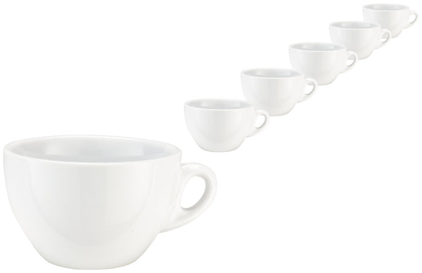 filiżanka do kawy Joy; 300ml, 10.5x6.7 cm (ØxW); biały; okrągły; 6 sztuka / opakowanie